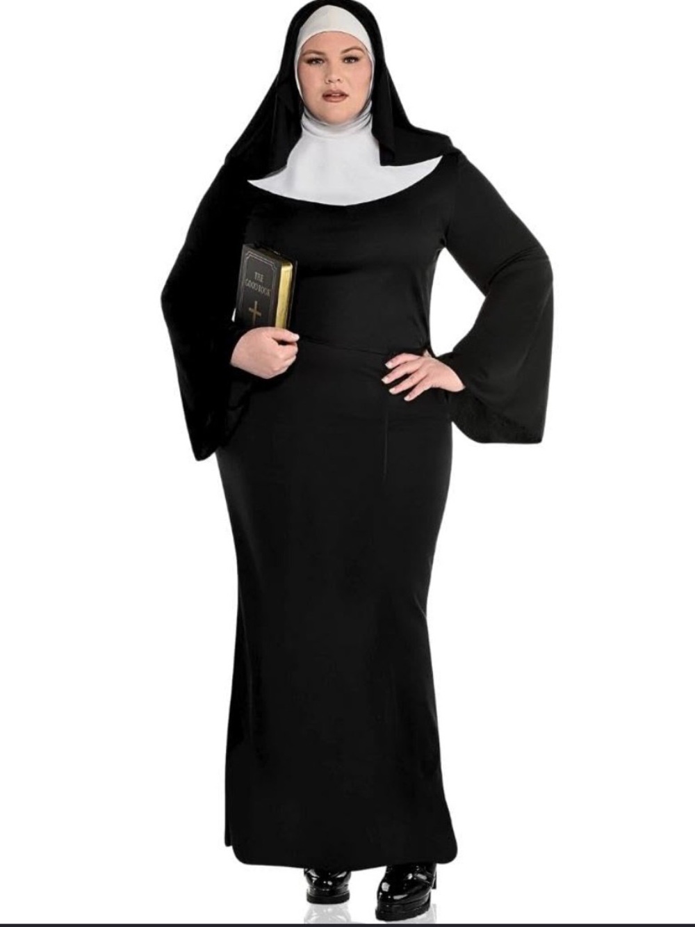Adult Holy Sister Nun Costume Set in a plus size (18-20) NWT